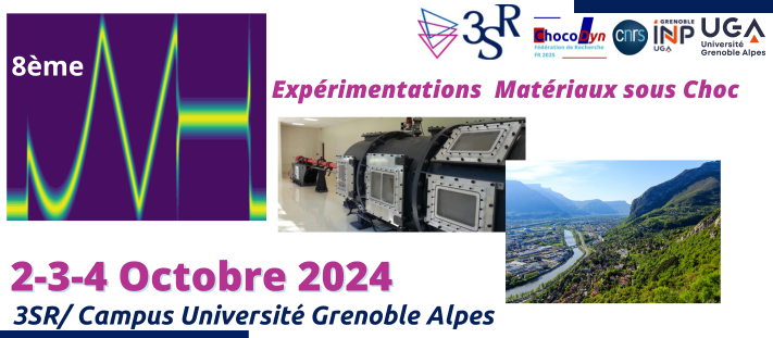 2-4 Octobre 2024 – Journées VH – Expérimentation matériaux sous choc – Grenoble